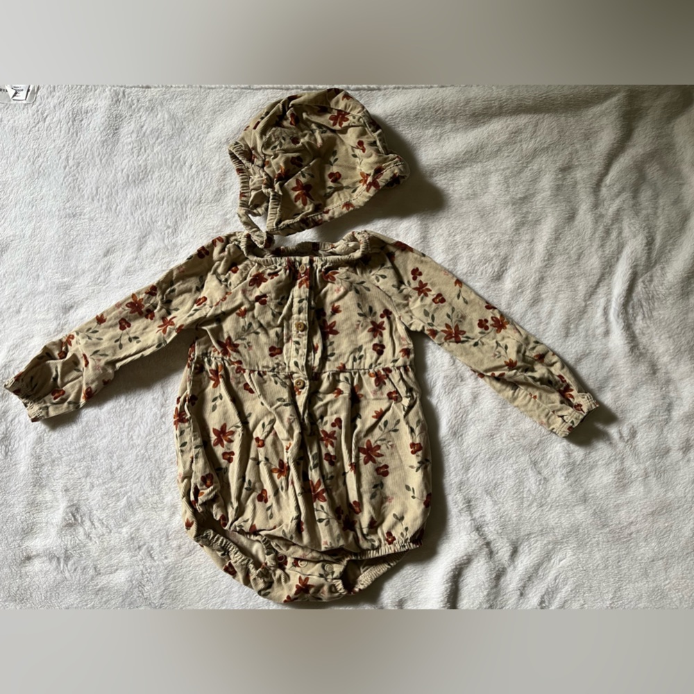 Carters Jumpsuit with Bonnet
